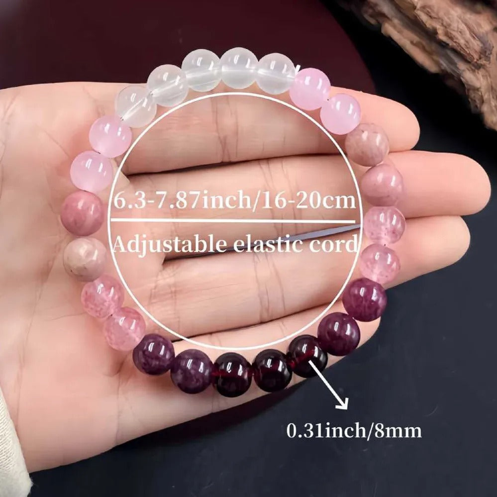 Natural Amethyst Body-purify Slimming Bracelet Stone Energy Yoga Bracelets for Women Weight Loss Bracelet Fatigue Relief Healing