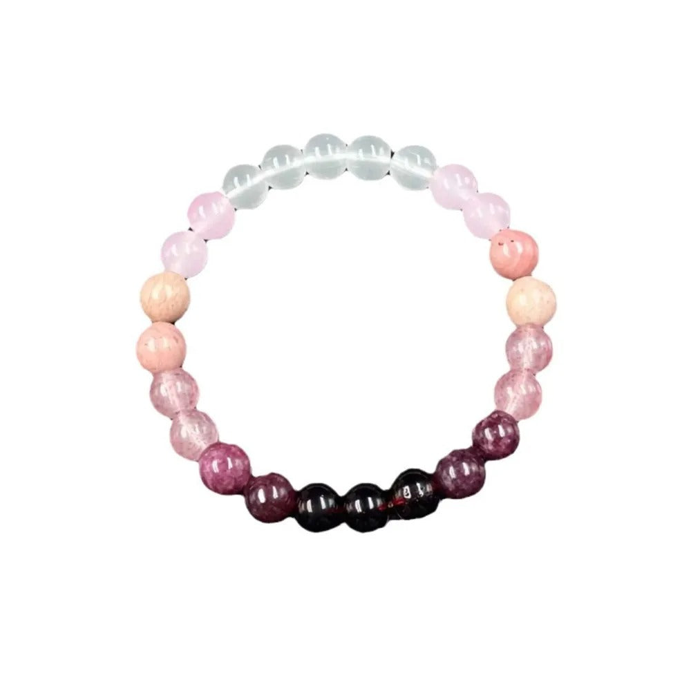 Natural Amethyst Body-purify Slimming Bracelet Stone Energy Yoga Bracelets for Women Weight Loss Bracelet Fatigue Relief Healing